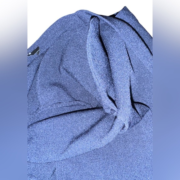 Lamarque | Navy Faux Wrap Top (XS) - Picture 10 of 10